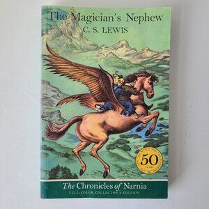 5/$12 Kids Book Magician's Nephew Narnia 6 C.S. Lewis 50th Anniversary Ed Illus